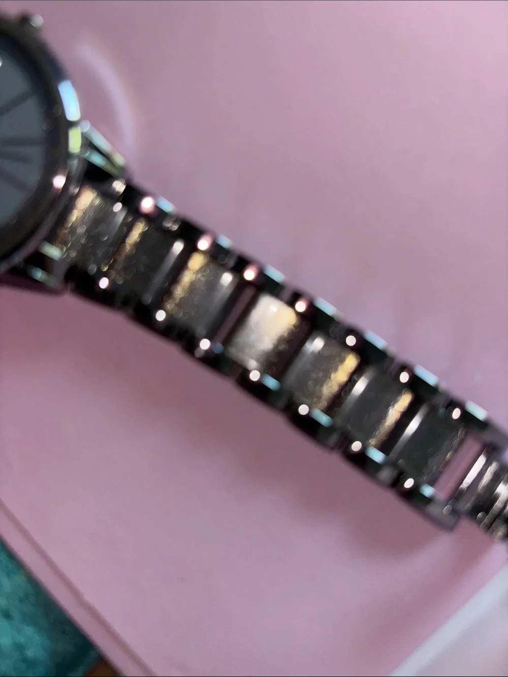 Anne Klein Silver Stainless Steel women’s Watch with blue Dial
